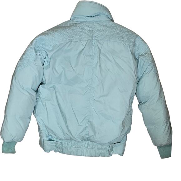 Vintage Mint Green Obermeyer Womens Ski Jacket Thick Warm Size 10 1980s - Picture 6 of 11